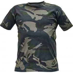 Camouflage t-shirt (180 g m2) groen