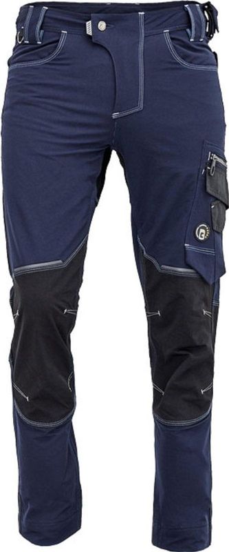 Slim Fit Werkbroek - Zwart - TRIFIBETEX PRO - 90% Polyamide
