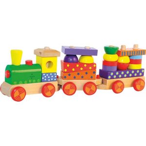 Woody trein met geluid 3 dlg