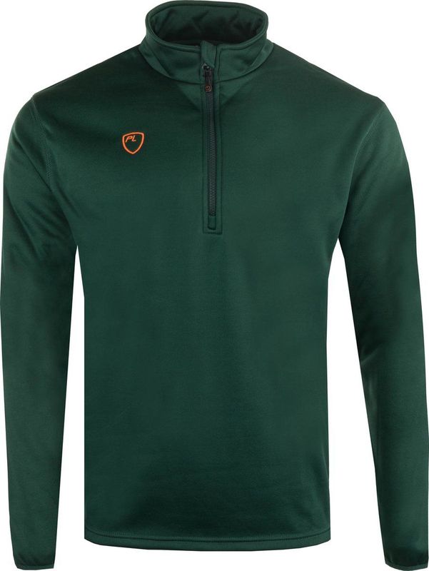 Men' sweatshirt playerlayer 1/4 zip midlayer green