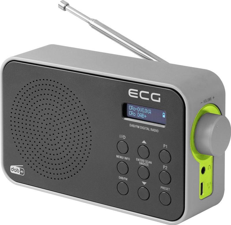 ECG - R 110 DAB - Radio - Zwart - DAB+/FM-tuner