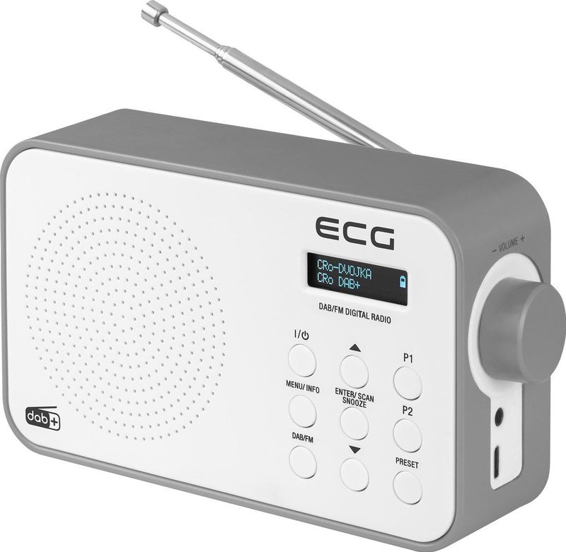 ECG - R 110 DAB - Radio - Wit - DAB+/FM-tuner