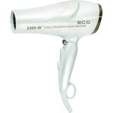 ECG Föhn - Wit/Goud - 2000 W - 3 Temperatuurstanden - 2 Standen
