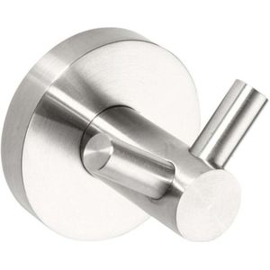 Dubbele Handdoekhaak Sapho X-Steel 5.5x6 cm Geborsteld RVS