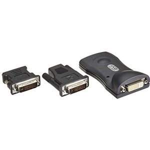 PremiumCord USB 2.0-adapter voor DVI + VGA (voor 6 monitoren) met hoge resolutie