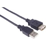 PremiumCord USB 2.0 USB a 2.0 kabel 3m zwart