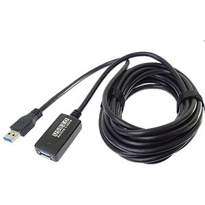 PremiumCord Kabel USB USB-A - USB-A 5 m zwart (ku3rep5)