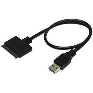 PremiumCord USB 3.0 naar SATA 3 voor 2,5 ""/ 3,5 ""HDD adapterkabel 1,2 m, tot 5 Gbps, klein, kleur zwart