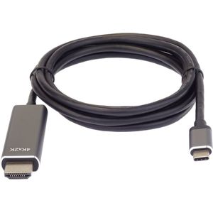 USB 3.1 naar HDMI Adapter Kabel - Zwart - 1,8m - 4K 60Hz