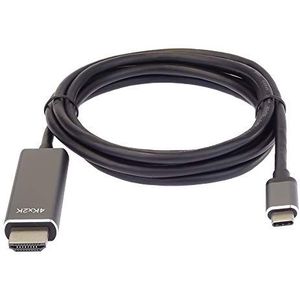 PremiumCord USB3.1 met HDMI-kabel 1, 8 m resolutie 4 K * 2 K @ 60 Hz aluminium