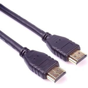 PremiumCord 8K Ultra High Speed​​​HDMI 2.1-kabel M/M 48 Gbps met ethernet, compatibel met 8K @ 60 Hz video, Deep Color, 3D, eARC, HDR, 3-voudig afgeschermd, vergulde connectoren, zwart, 1 m