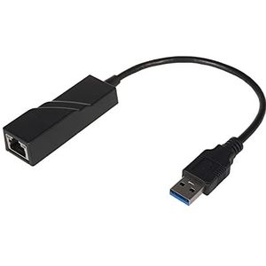 PremiumCord - Adapter USB 3.0 naar LAN RJ45 - Zwart - Ethernet 10/100/1000 Mbit