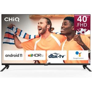 CHiQ Android 11 TV - 40 inch Full HD - HDR10 - Wi-Fi - Frameless - Google Assistant - Honderden apps