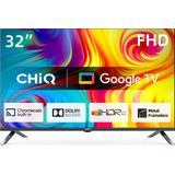 CHiQ L32H8CG - Smart TV 32 Inch - Full HD - Google TV - Metal Frameless - HDR10&HLG - Google Play store
