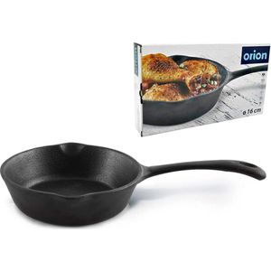 ORION Gietijzeren braadpan met inductiegreep, 16 cm