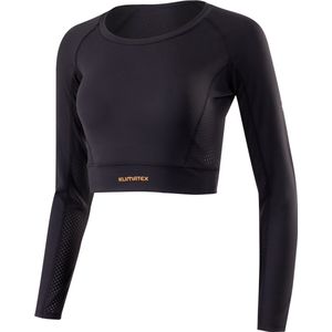 Klimatex - Mera - Crop Top - Zwart - Ademend en Sportief