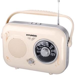 Hyundai - PR100B - Radio - Beige - FM/AM - AUX-ingang
