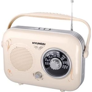 Hyundai Radio PR100B (AM, FM), Radio, Beige