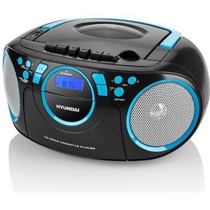 Hyundai TRC788AU3BBL (FM), Radio, Zwart, Blauw