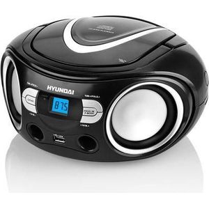 Hyundai TRC533AU3BS Radio - Zwart - Zilver