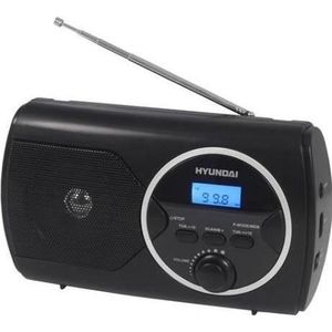 Hyundai RO HYUNDAI PR570PLLUB Zwarte radiozender, Radio, Zwart