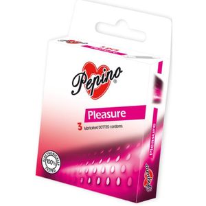 Pepino - Pleasure - Condooms - 3 Stuk - Natuurlijk Latex