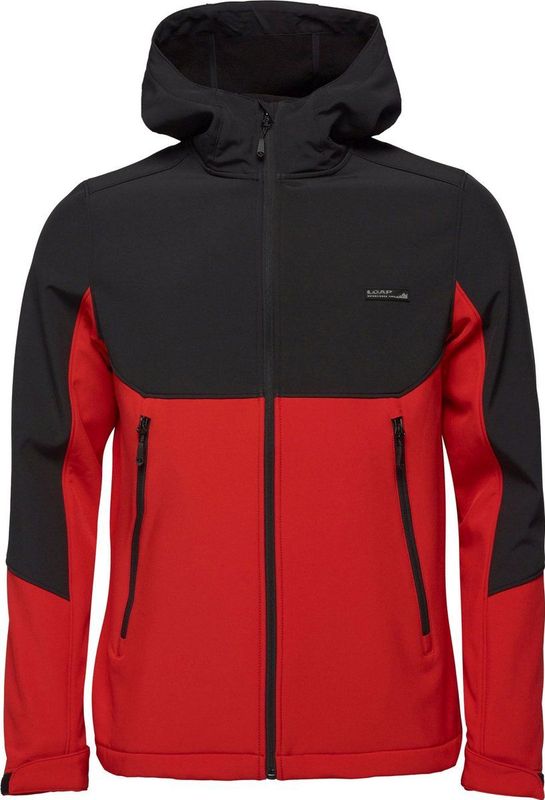 Loaf Lucas XL: Ademend Softshell Jas voor Heren - Rood
