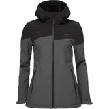 Women' loap ludysa softshell jacket dark grey,