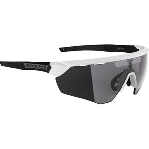FORCE ENIGMA Matt Wit Polarized Sportbril met UV400 Bescherming en Flexibel TR90 Frame - Unisex & Universeel - Sportbril - Zonnebril voor Heren en Dames - Fietsaccessoires