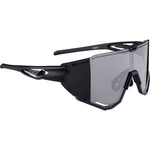 FORCE CREED Matt Zwart Polarized Sportbril met UV400 Bescherming en Flexibel TR90 Frame - Unisex & Universeel - Sportbril - Zonnebril voor Heren en Dames - Fietsaccessoires