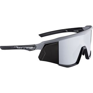 FORCE SONIC - Fietsbril - Sportbril - Zonnebril - Racefiets - Mountainbike - Hardloop - Triatlon - Grijs Montuur - Zwart Lens