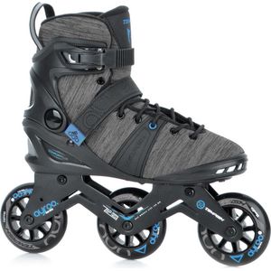 inlineskates Ayroo 3x90 heren 85A zwart/blauw maat 39