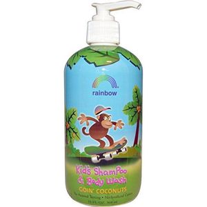 Kids Shampoo Body Wash Goin' Coconuts Rainbow Research 12 oz Liquid by Rainbow Research