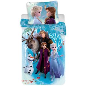 Disney Frozen Family Dekbedovertrek - 140 x 200 cm + 70 x 90 cm - Katoen