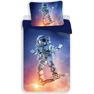 Astronaut Dekbedovertrek Spaceboard Champion - Eenpersoons - 140  x 200 cm - Polyester