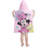 Disney - Minnie Mouse Poncho - Badcape - Roze - 100% Katoen