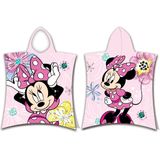 Disney - Minnie Mouse Poncho - Badcape - Roze - 100% Katoen