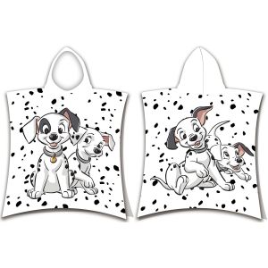 Disney 101 Dalmatiërs Poncho / Badcape Puppies - 50 x 115 cm - Katoen
