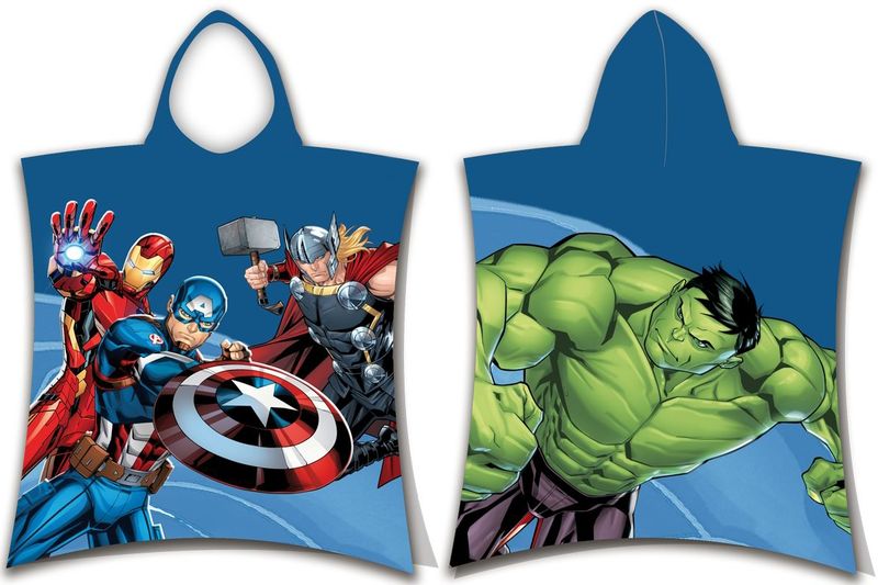 Marvel - Avengers Poncho - Katoen - Blauw