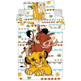 Disney - The Lion King - Dekbedovertrek - Africa - Eenpersoons - 140 x 200 + 70 x 90 cm - Katoen