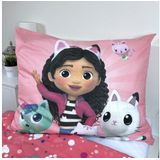 Dreamworks - Gabby's Dollhouse - Kinderbedding - Multi - 100% Katoen - Dons 140 x 200 cm + Kussen 70 x 90 cm