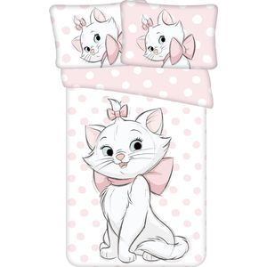Disney Aristocat BABY Dekbedovertrek, Dots - 135 x 100 + 40 x 60 cm - Katoen