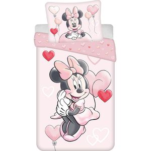 Disney Minnie Mouse Dekbedovertrek Ballon - Eenpersoons - 140 x 200 cm - Katoen