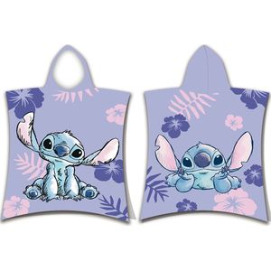 Disney Lilo & Stitch Badponcho - Katoen - Poncho - Handdoek - Strand - 60 x 60 CM