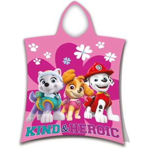 Jerry Fabrics - Paw Patrol Poncho - Strandlaken - Multicolor - Katoen