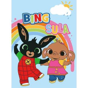 Bing Bunny Fleece deken Rainbow - 100 x 150 cm - Polyester