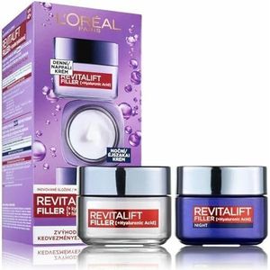 L’Oréal Paris - Revitalift Filler - Gezichtscrème Set - 2x50 ml - Cosmetica voor Vrouwen