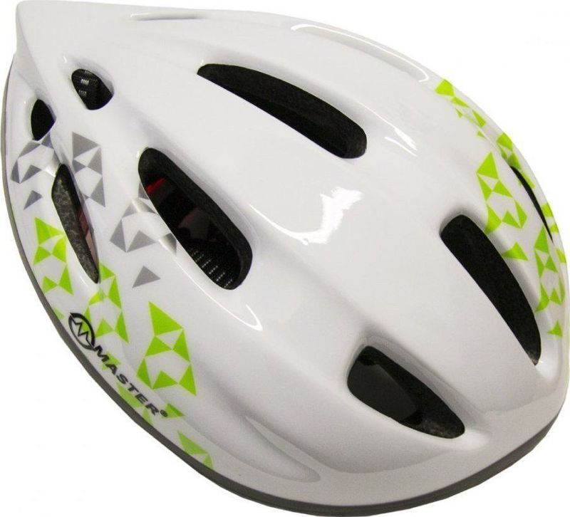Master Bike helmet wit Flash M