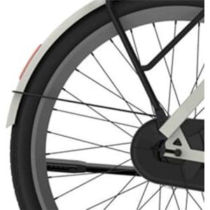 Cortina Fender Rod Heck 28 E-Nite Metallic Silver Matt