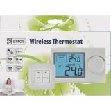 Emos thermostaat draadloze P5614 ontvanger 230V voor systemu ogrzewania/chłodzenia wit